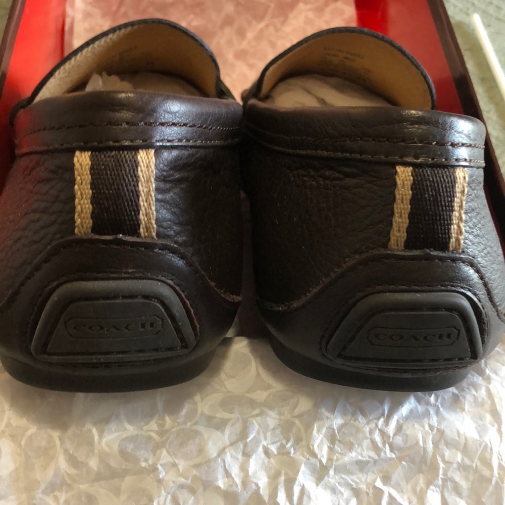 COACH BOUTIQUE Jarad Pebbled Leather Loafer